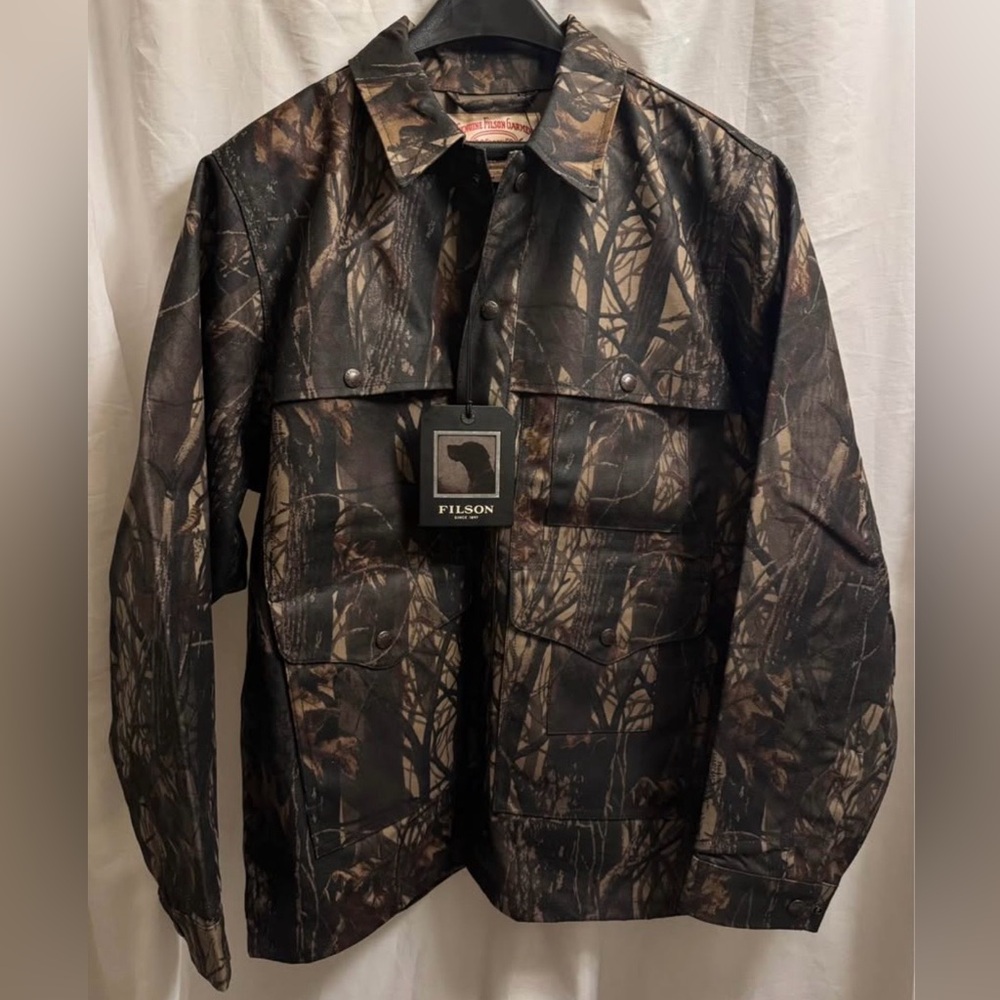 Filson RealTree Hardwoods Tin Cloth Cruiser Jacket